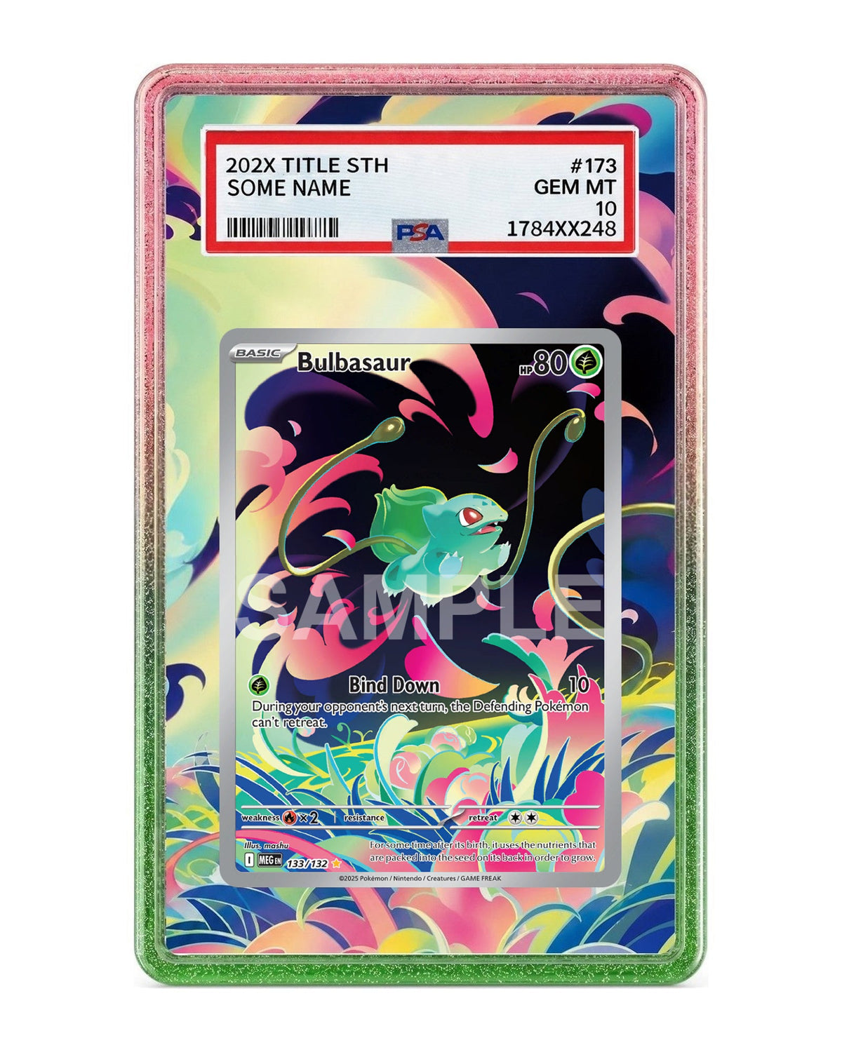 Bulbasaur #133 Mega Evolution Extended Art Case