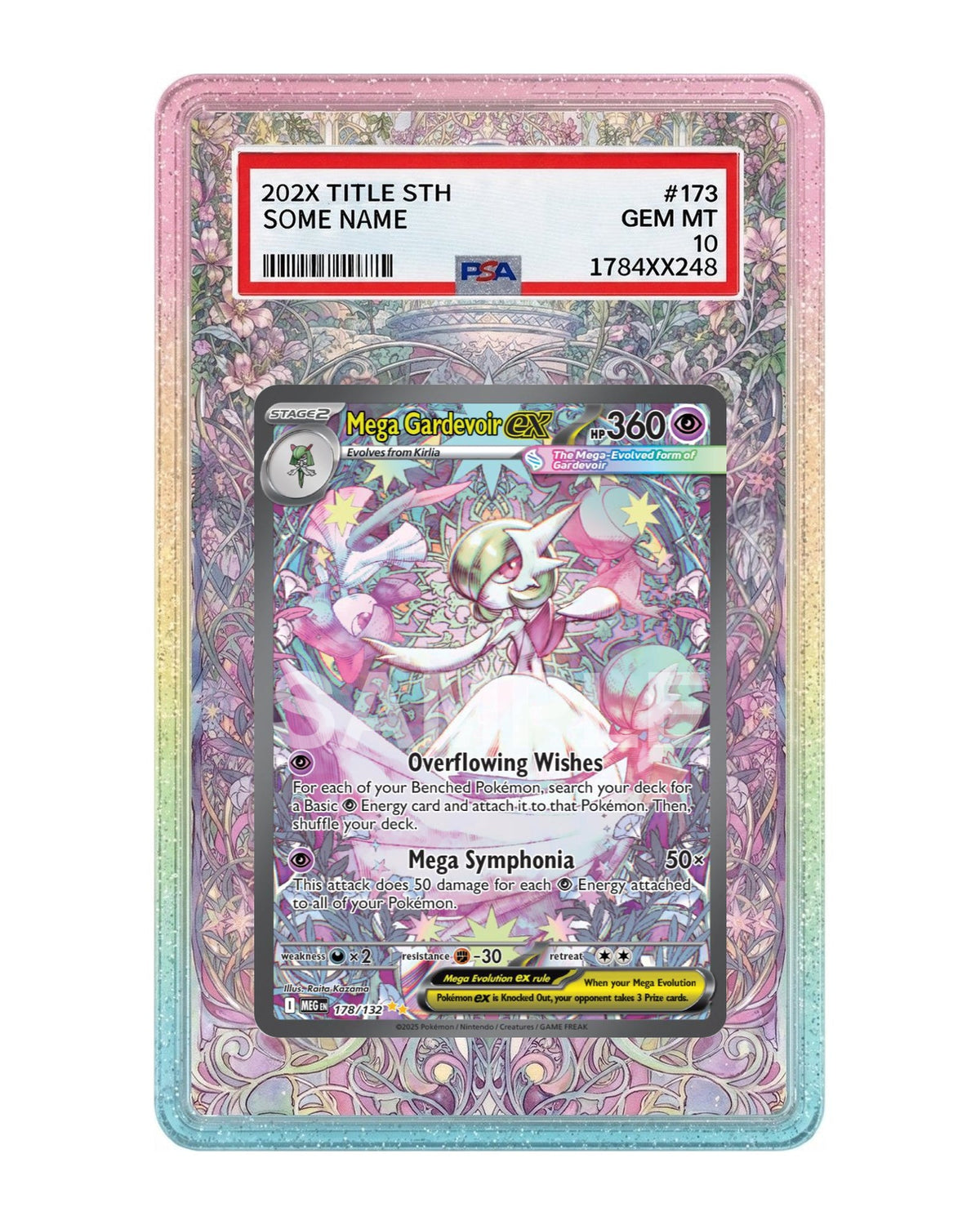 Mega Gardevoir ex #178 Mega Evolution Extended Art Case