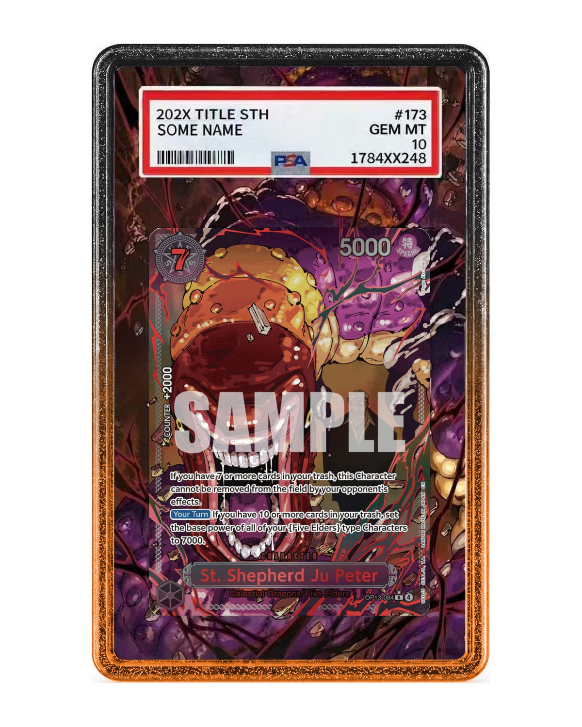 St. Shepherd Ju Peter [Red Alternate Art] OP13-084 Carrying on His Will Extended Art Case