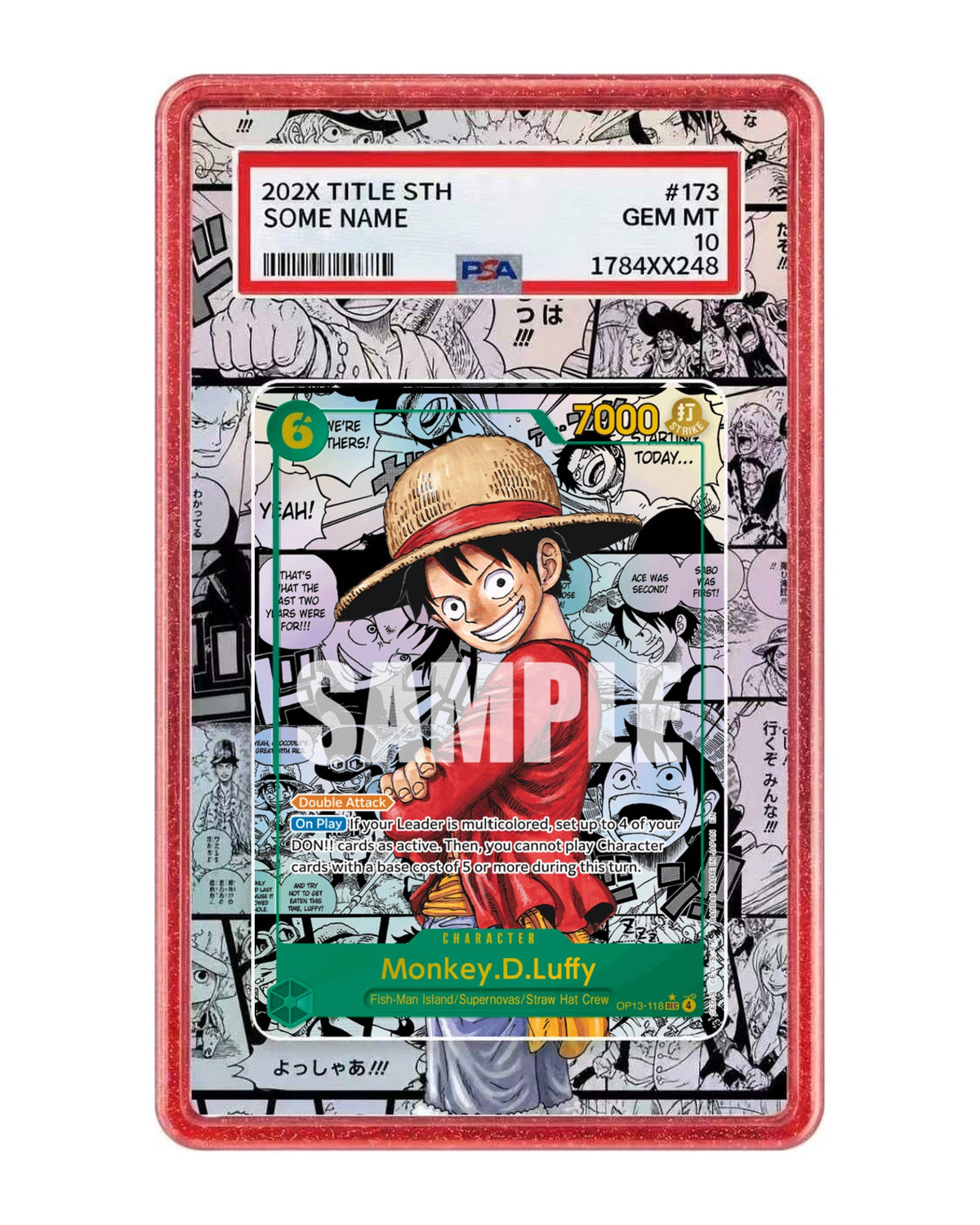 Monkey.D.Luffy [Manga] OP13-118 Carrying on His Will Extended Art Case