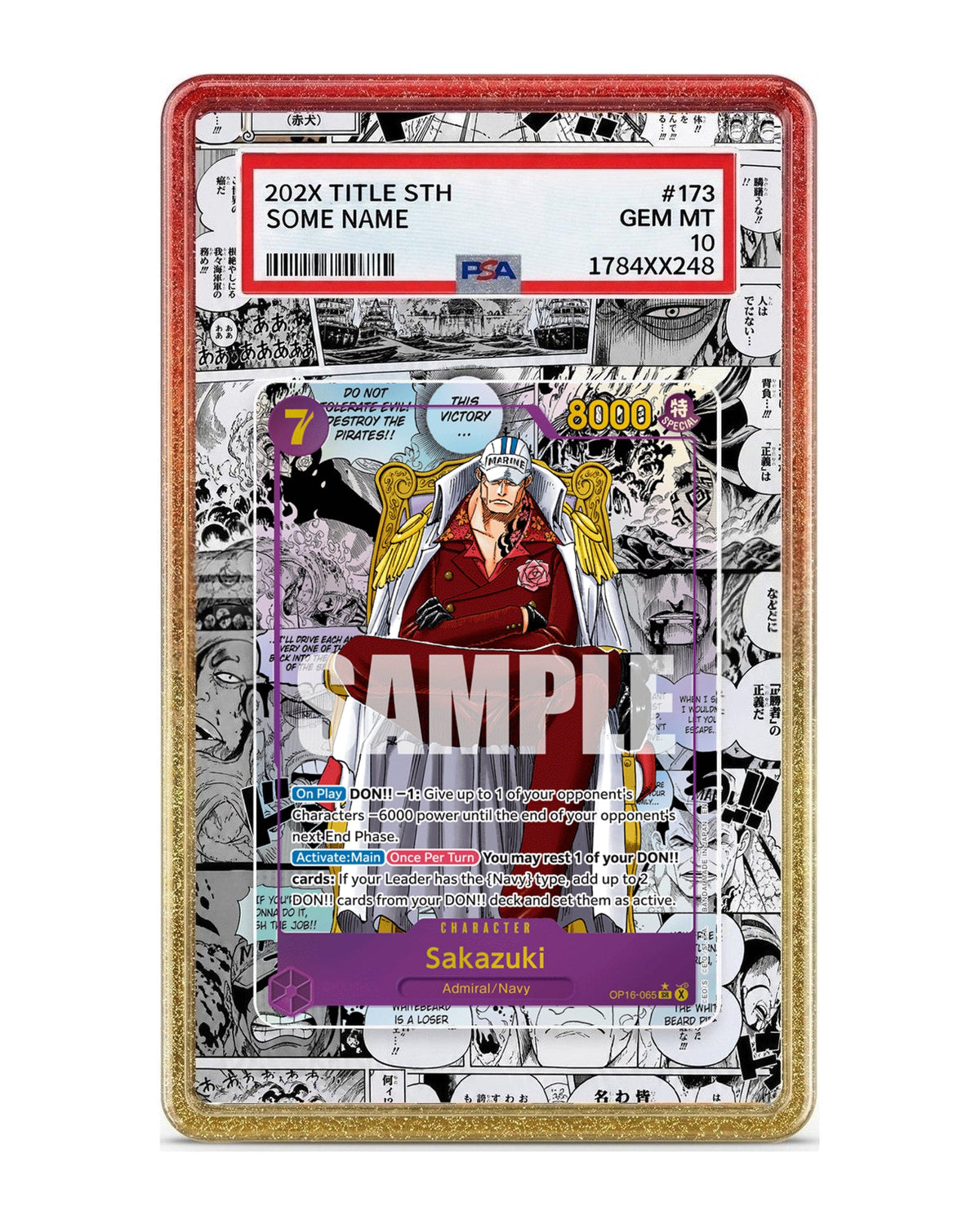 Sakazuki [Manga] OP16-065 The Time of Battle Extended Art Case