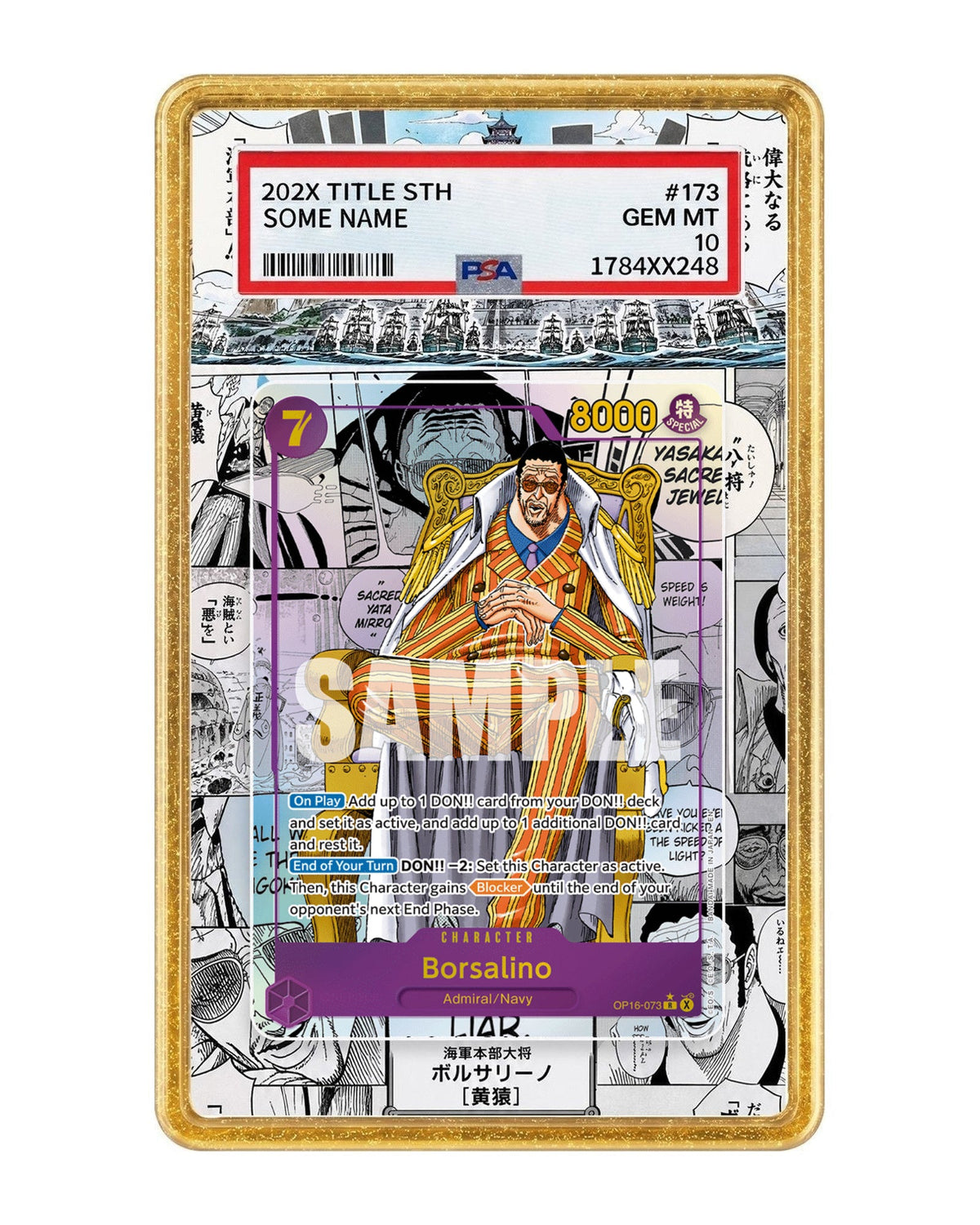 Borsalino [Manga] OP16-073 The Time of Battle Extended Art Case