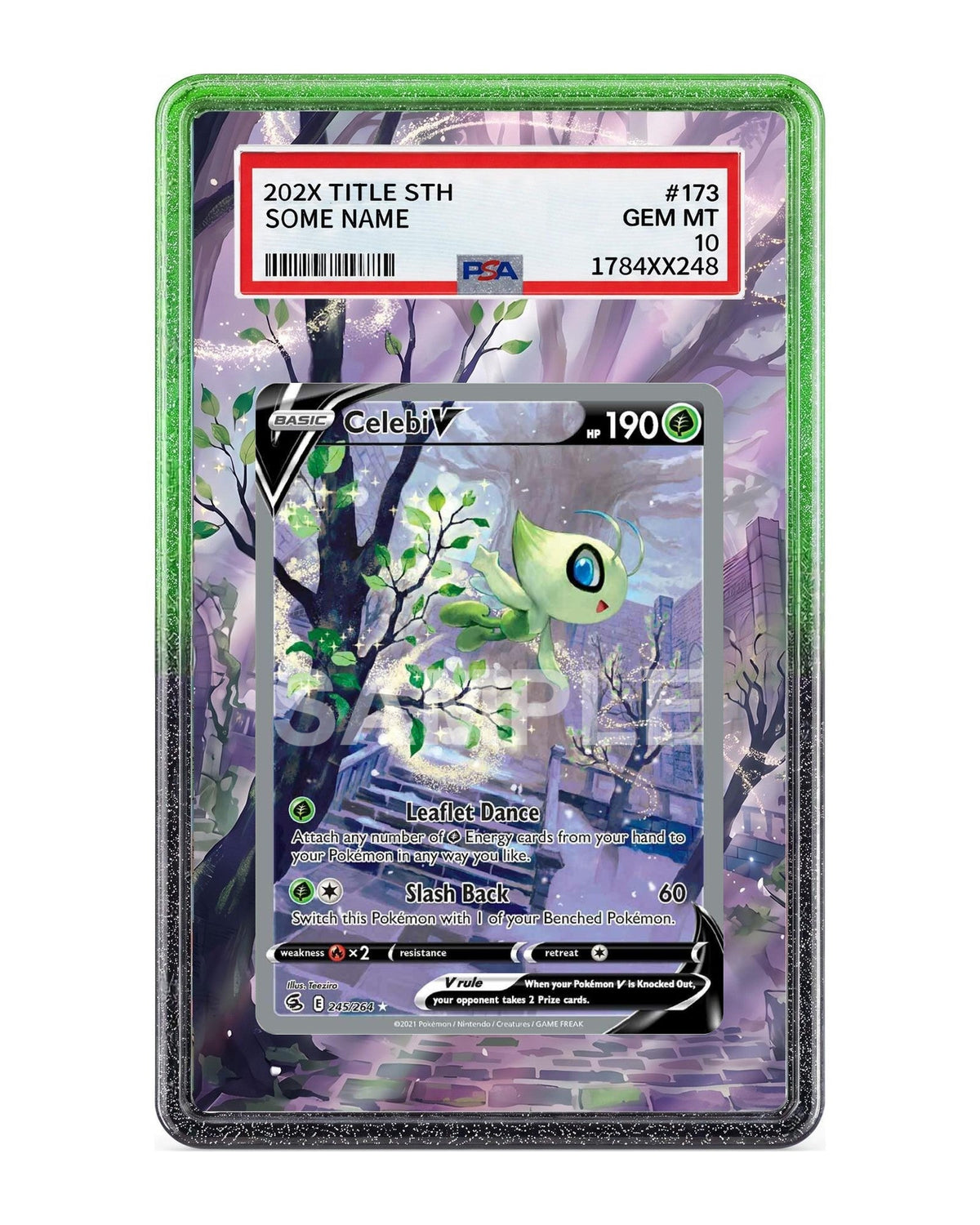 Celebi V #245 Fusion Strike Extended Art Case