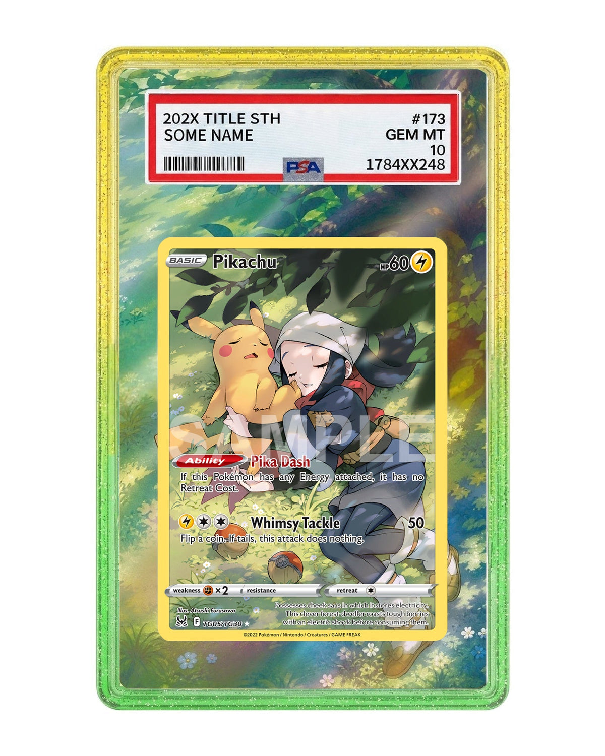 Pikachu #TG05 Lost Origin Extended Art Case