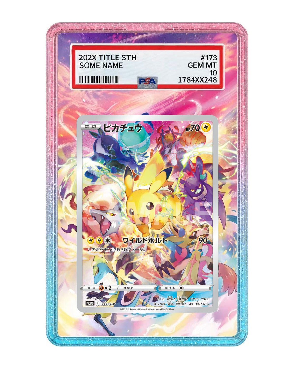 Pikachu #323/S-P Japanese Promo Extended Art Case