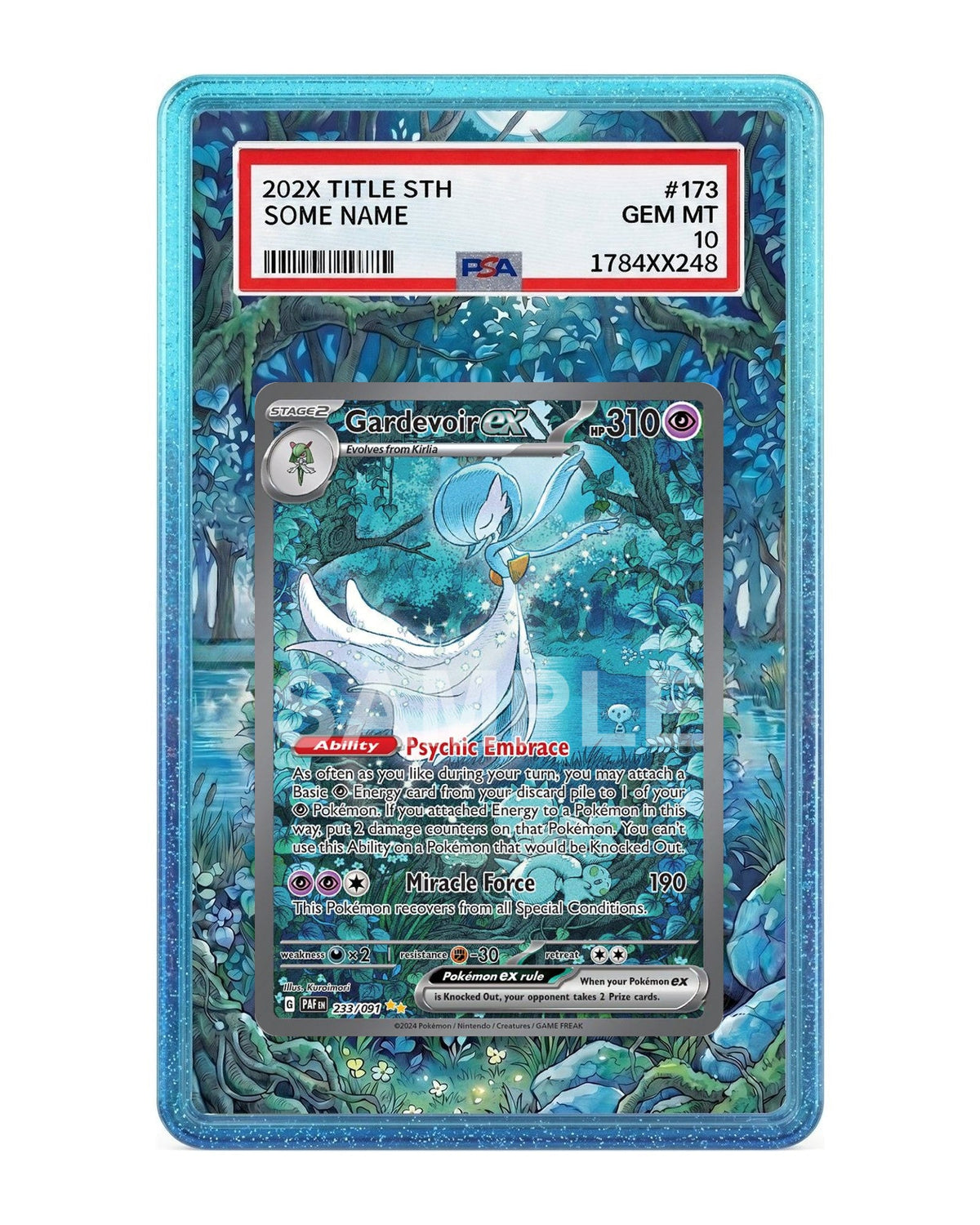 Gardevoir ex #233 Paldean Fates Extended Art Case