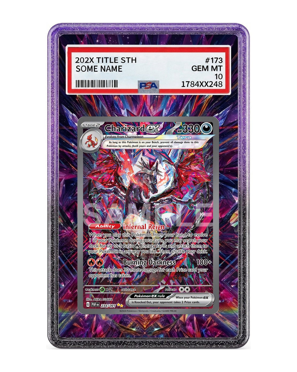 Charizard ex #234 Paldean Fates Extended Art Case