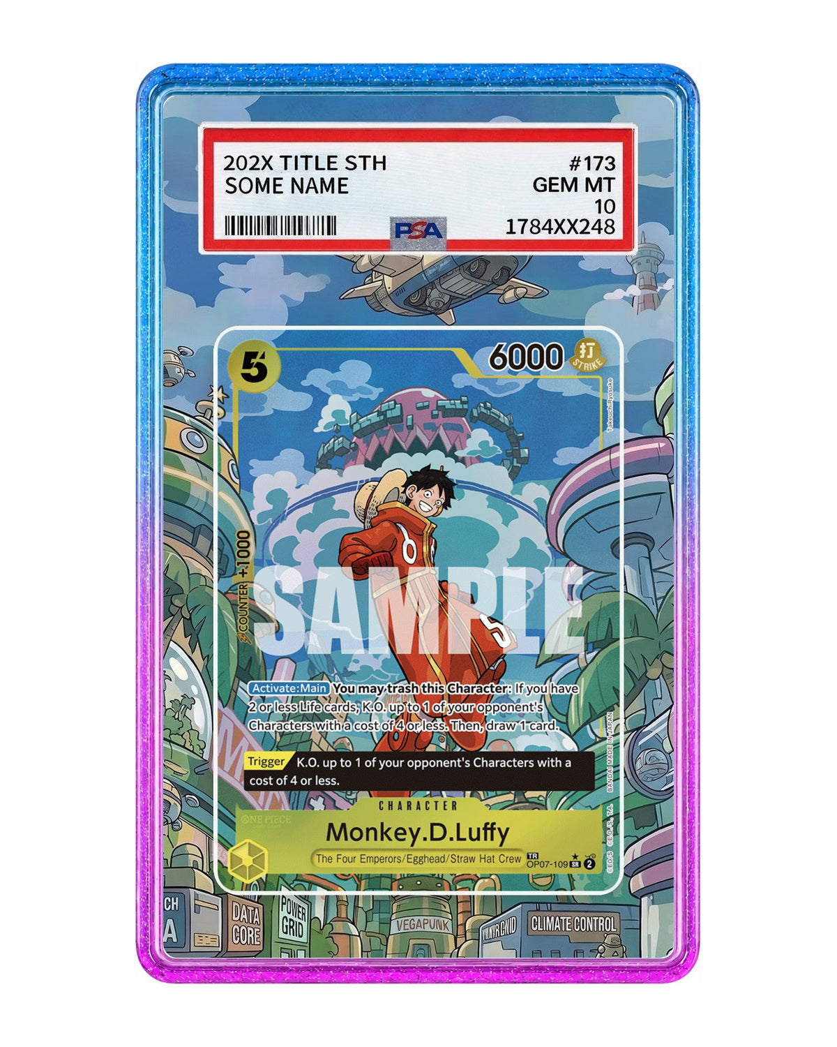 Monkey.D.Luffy [Treasure Rare] OP07-109 500 Years in the Future Extended Art Case
