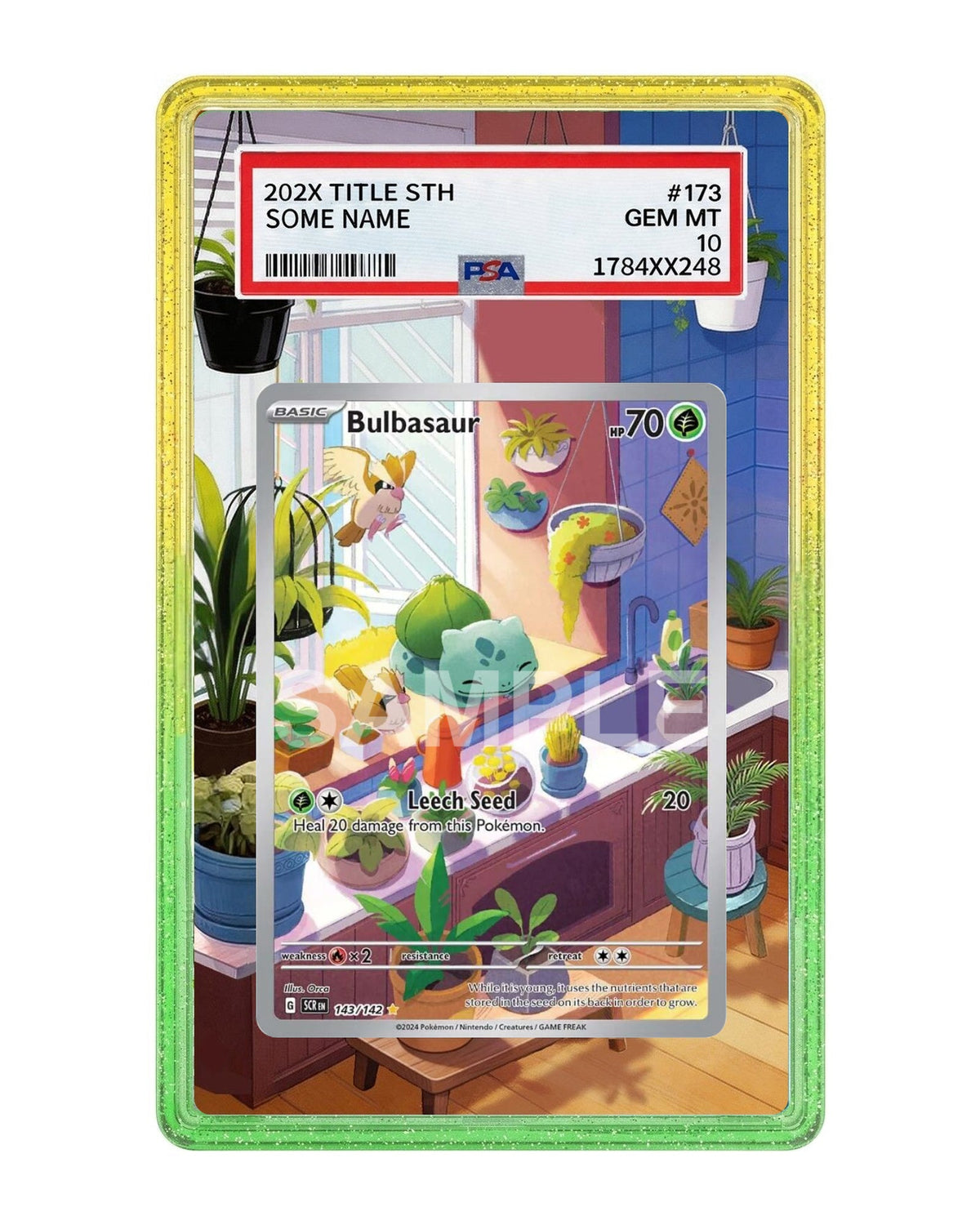 Bulbasaur #143 Stellar Crown Extended Art Case