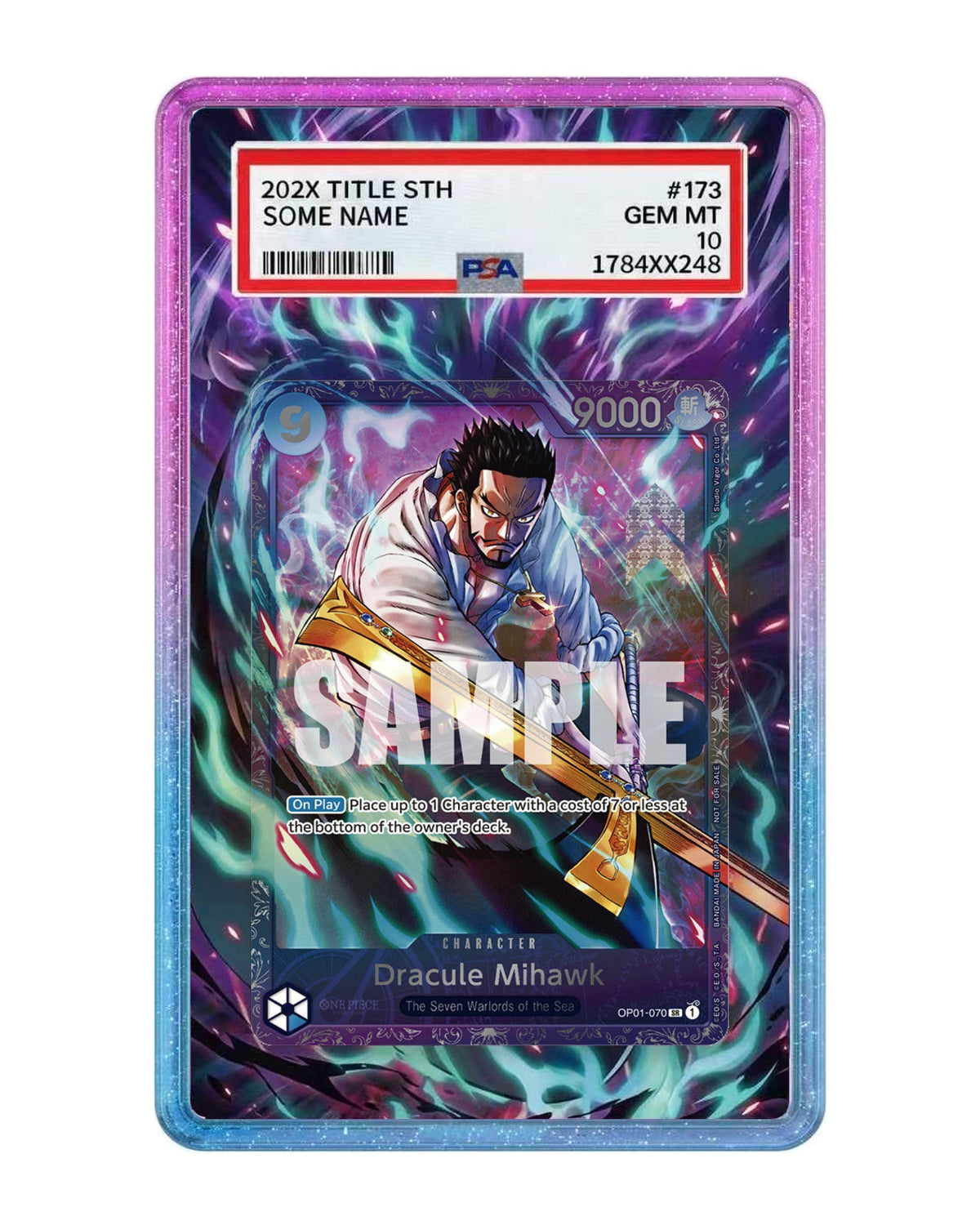 Dracule Mihawk [Top 8] OP01-070 Promo Extended Art Case