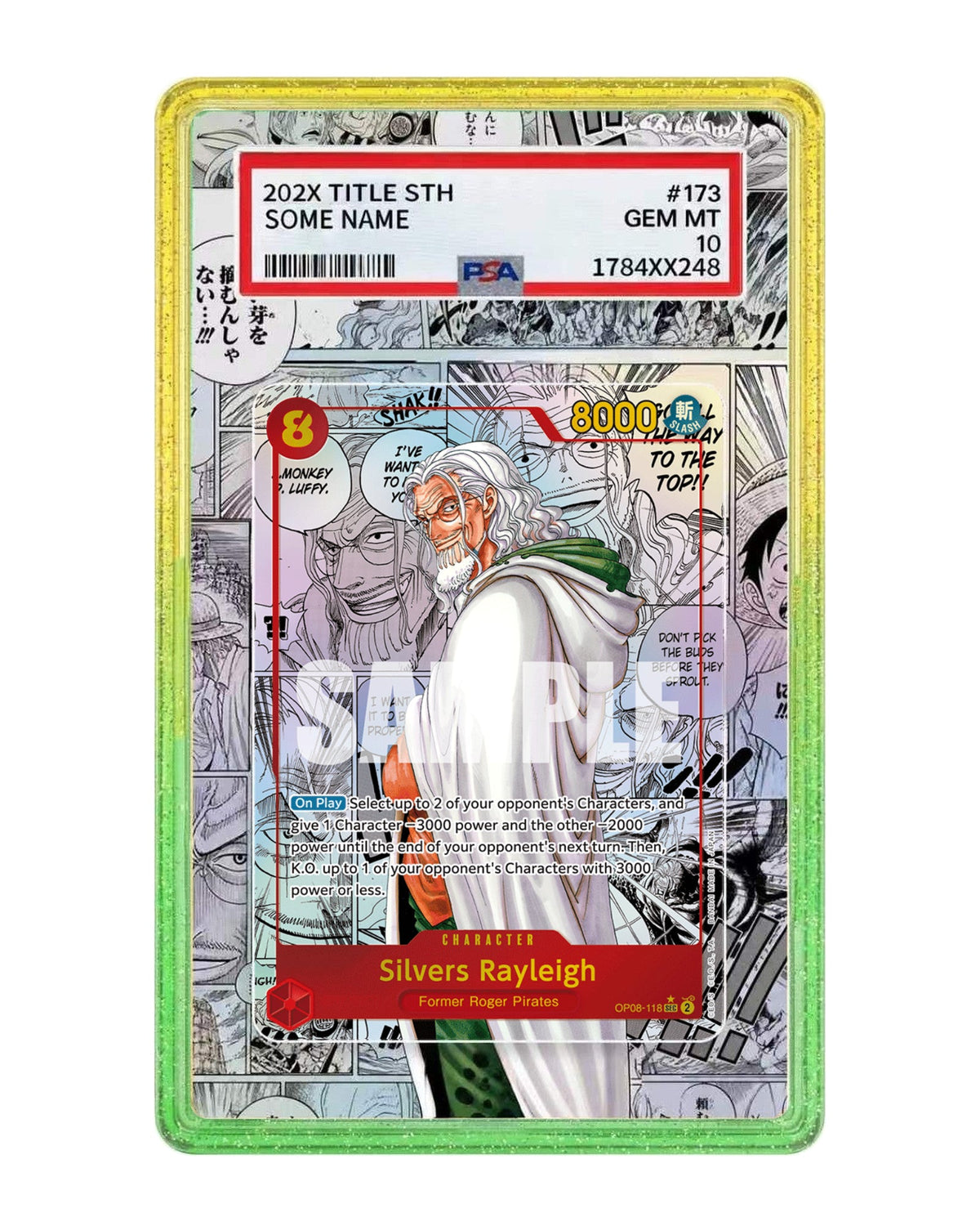 Silvers Rayleigh [Manga] OP08-118 Two Legends Extended Art Case