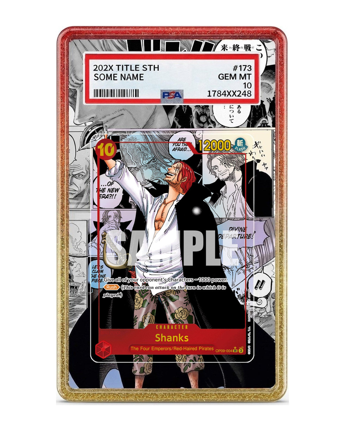 Shanks [Manga] OP09-004 Emperors in the New World Extended Art Case