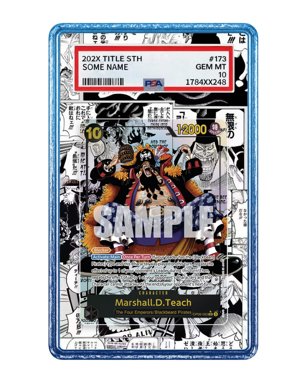 Marshall.D.Teach [Manga] OP09-093 Emperors in the New World Extended Art Case