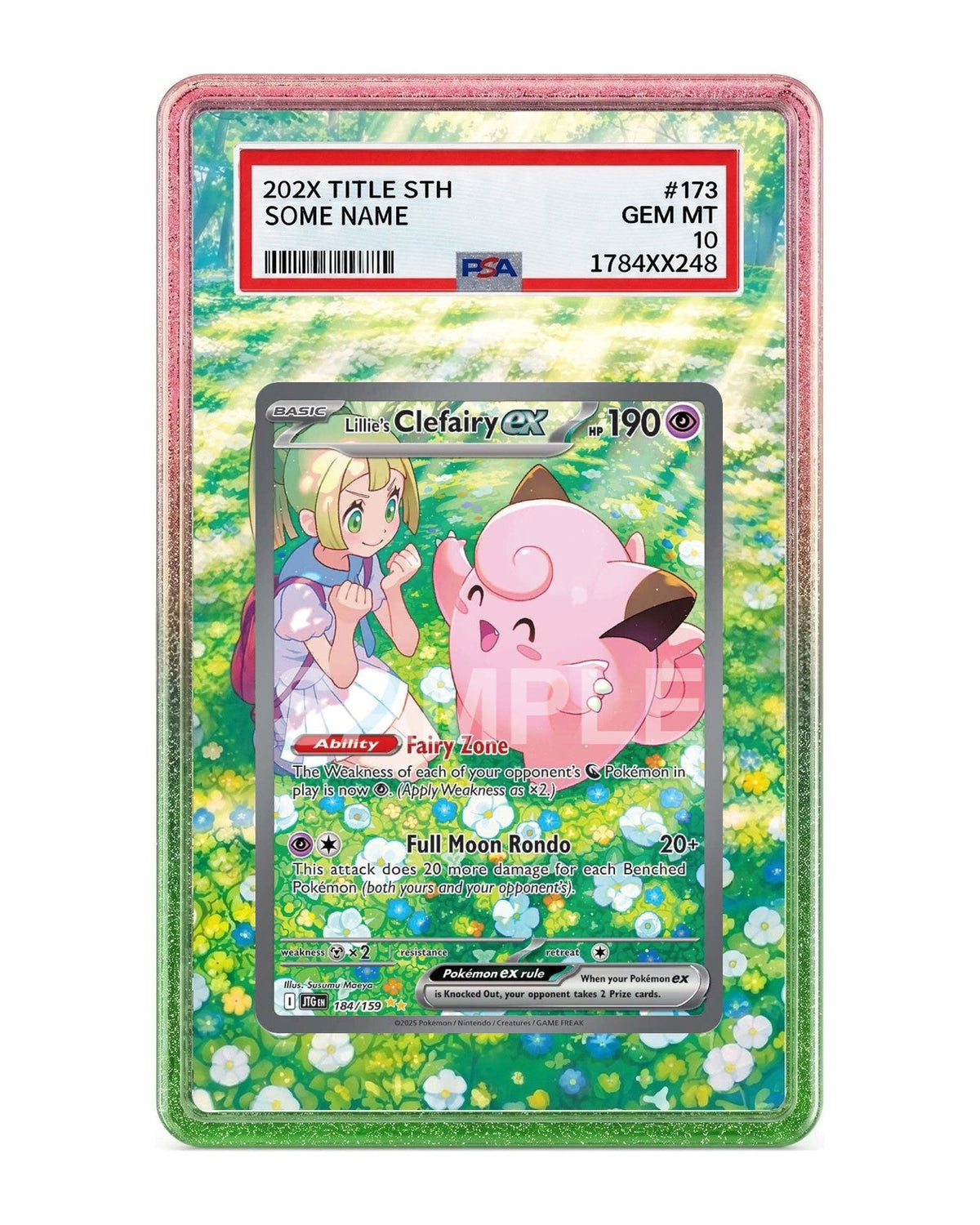Lillie's Clefairy Ex #184 Journey Together Extended Art Case