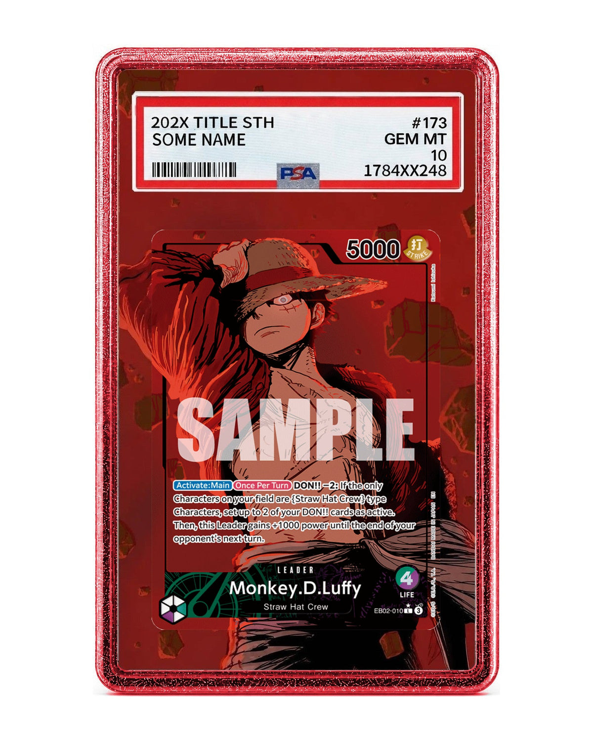 Monkey.D.Luffy [Alternate Art] EB02-010 Extra Booster Anime 25th Collection Extended Art Case