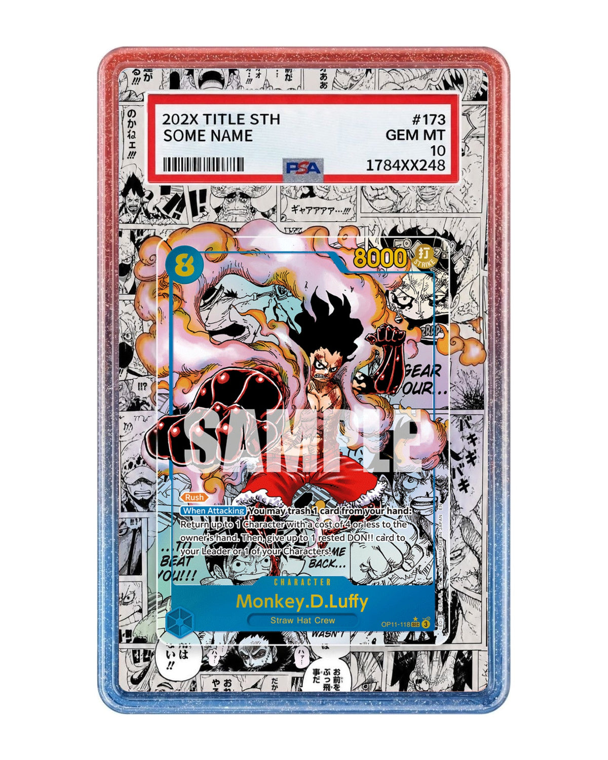 Monkey.D.Luffy [Manga] OP11-118 Fist of Divine Speed Extended Art Case