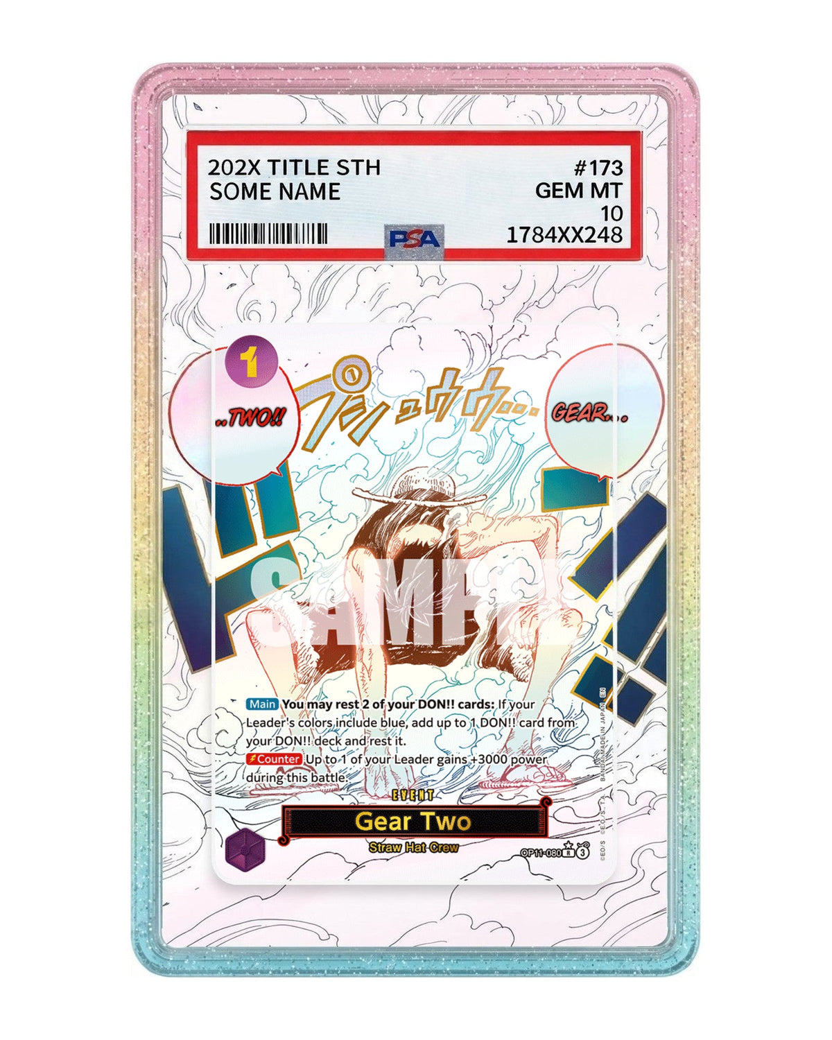 Gear Two [Alternate Art] OP11-080 Fist of Divine Speed Extended Art Case