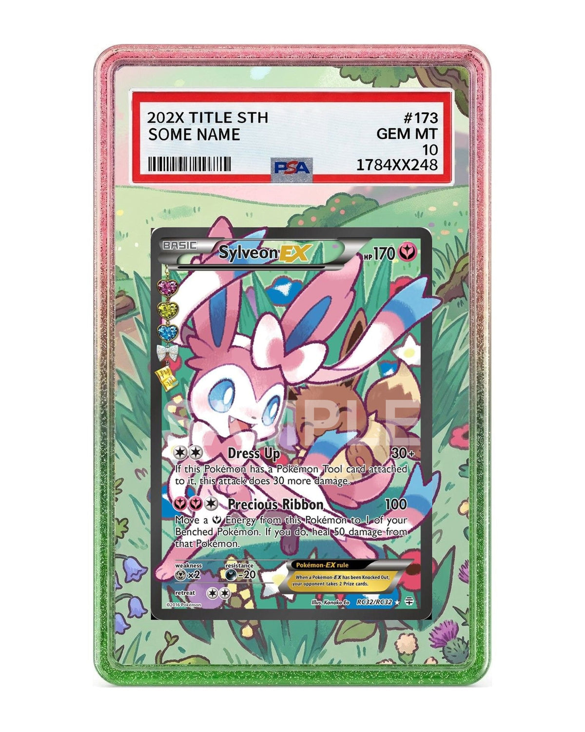 Sylveon EX #RC32 Generations Extended Art Case