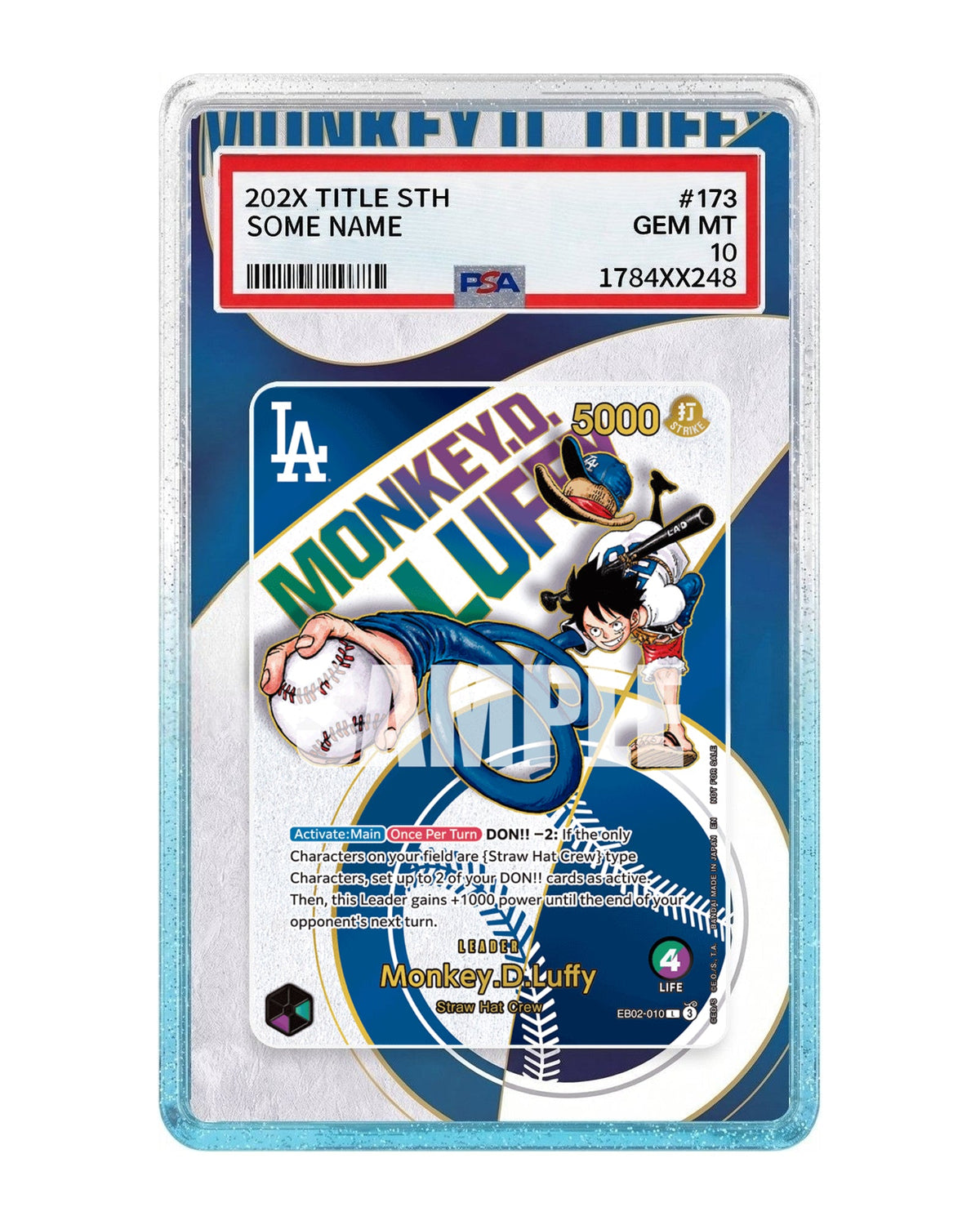 Monkey.D.Luffy [Dodgers] EB02-010 Extra Booster Anime 25th Collection Extended Art Case